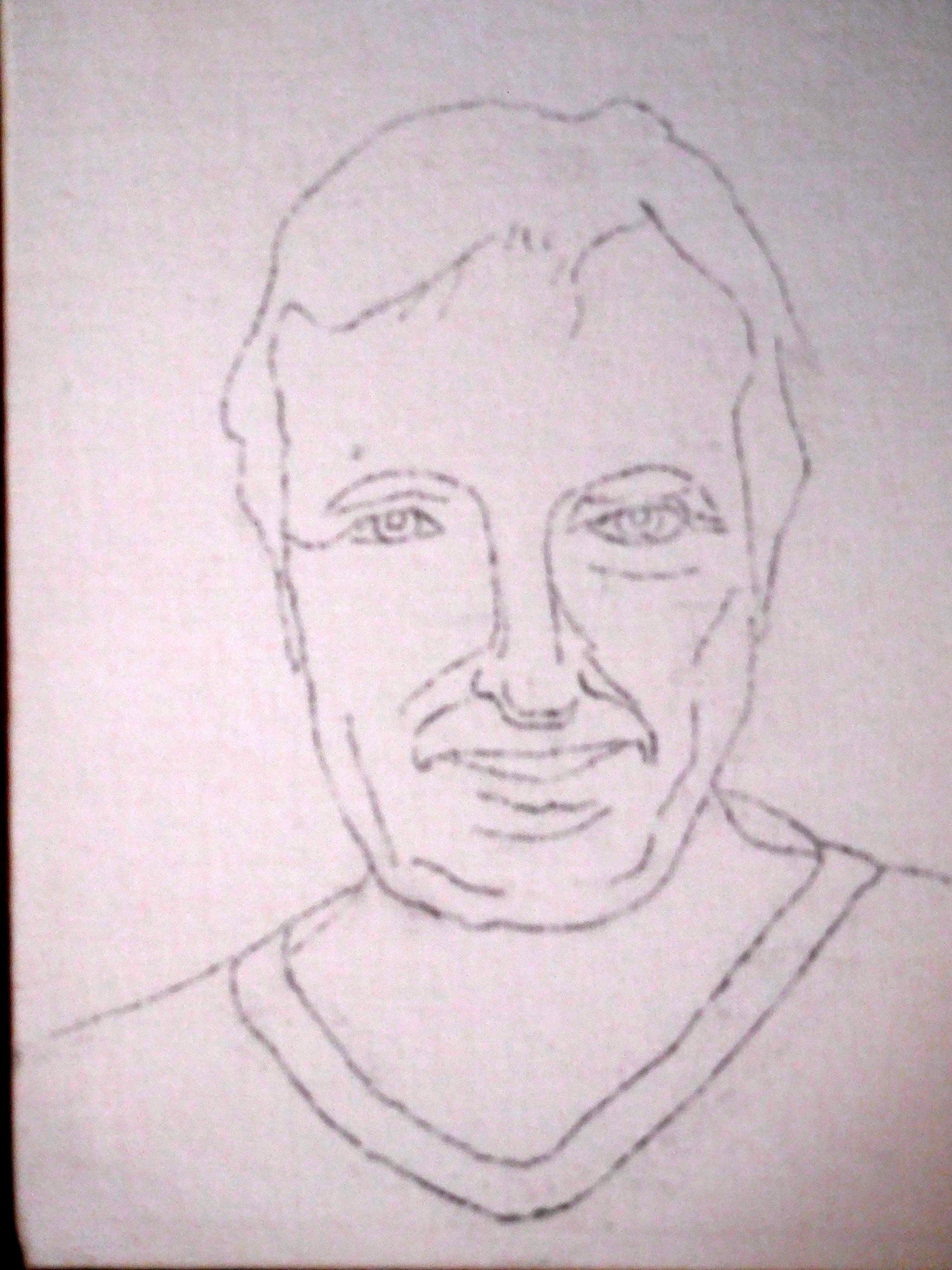 Pencil outline