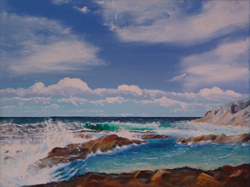 Cornwall, oil on canvas