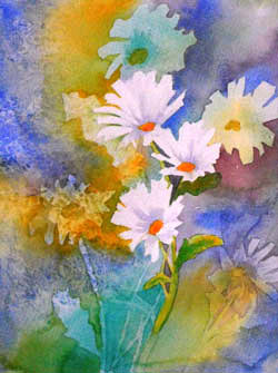 Flowers, watercolour
